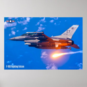 F-16D FIGHTING FALCON POSTER