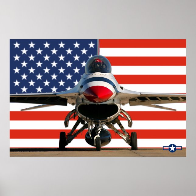 F-16D FIGHTING FALCON POSTER (Front)