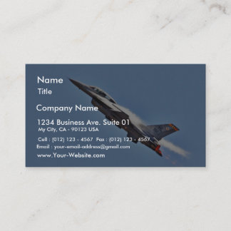 F 16s Jets Fighters Aeroplanes Business Card