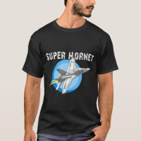 F-18 F/A Super Hornet Airplane T-shirt design