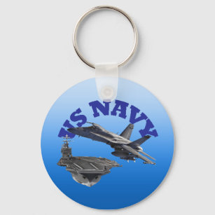 F 18 Hornet and the USS Truman Key Ring