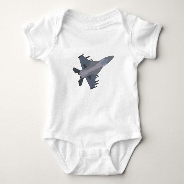 F-18 hornet baby bodysuit (Front)