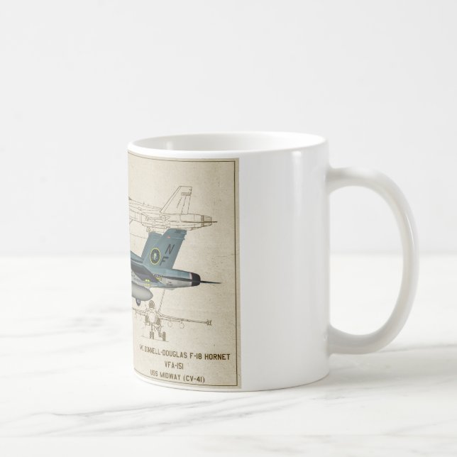 F-18 Hornet Coffee Mug (Right)