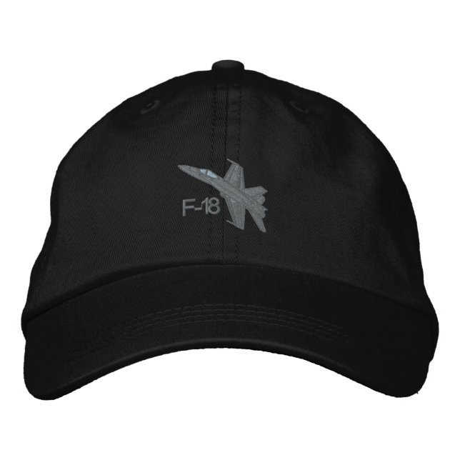 F-18 Hornet Embroidered Hat (Front)