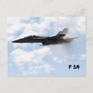 F 18 Sound Barrier Postcard