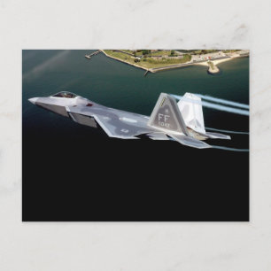 F-22 creates jet stream Postcard