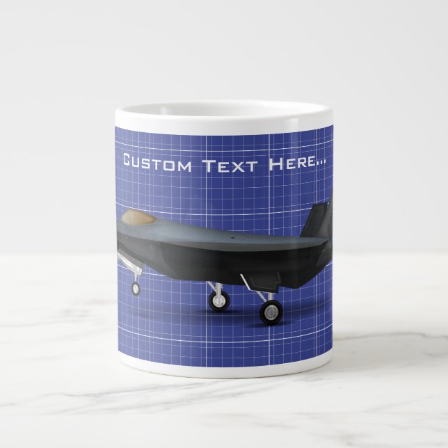 F-22 LARGE COFFEE MUG (Front)