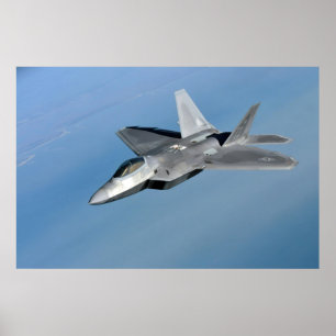 F-22 Raptor Aircraft Poster