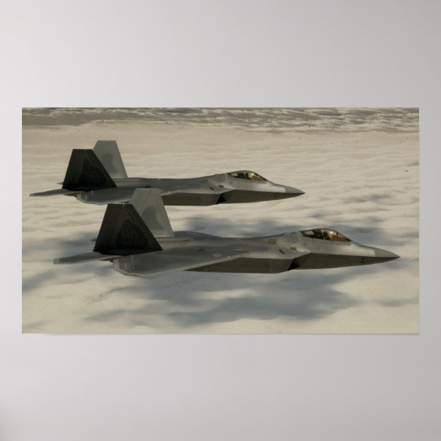 F-22 Raptor Aircraft Poster (Front)