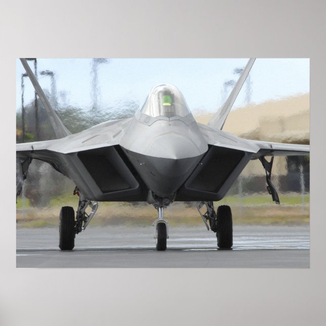 F-22 Raptor Aircraft Poster (Front)