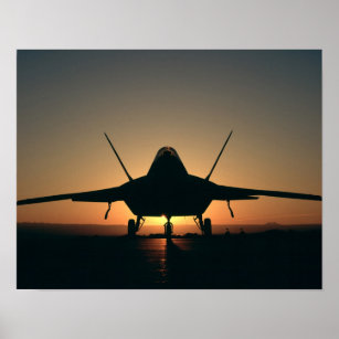F-22 Raptor Aircraft Poster