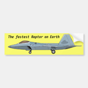 F-22 Raptor Bumper Sticker
