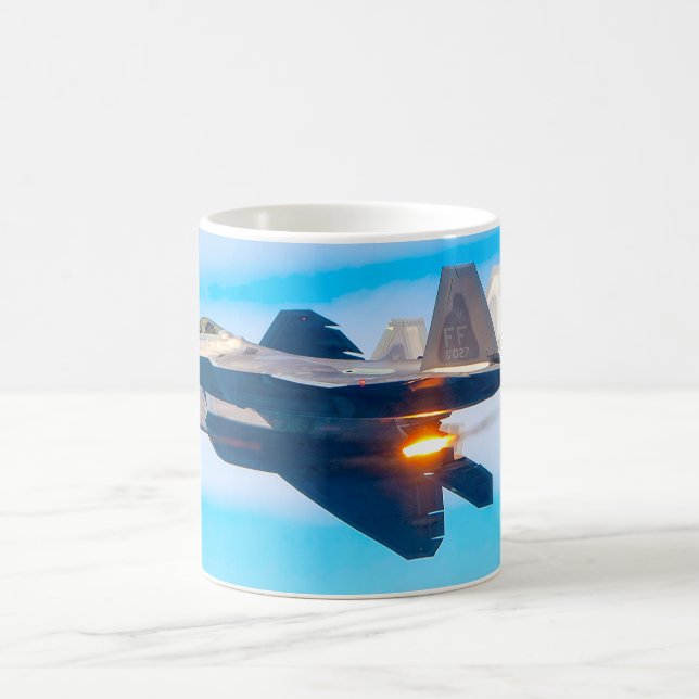 F-22 RAPTOR COFFEE MUG (Center)