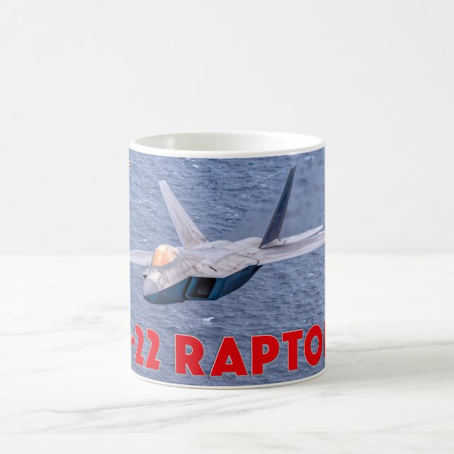 F-22 RAPTOR COFFEE MUG (Center)