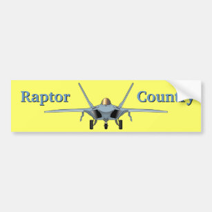 F-22 Raptor Country Bumper Sticker