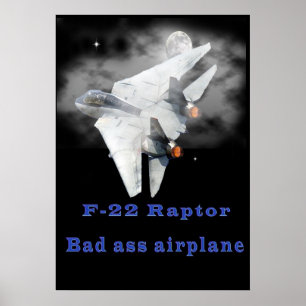 F-22 Raptor designs Poster