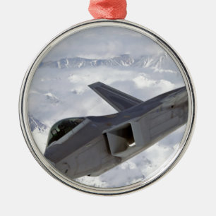 F-22 Raptor-Elmendorf AFB Metal Tree Decoration