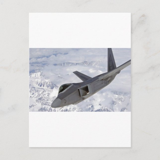 F-22 Raptor-Elmendorf AFB Postcard (Front)