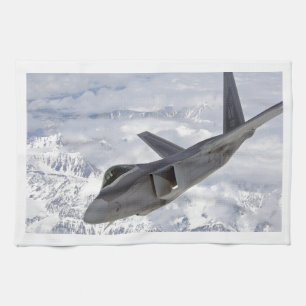 F-22 Raptor-Elmendorf AFB Tea Towel