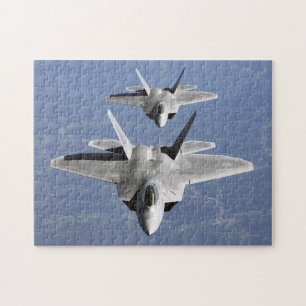 F-22 Raptor Fifth Generation Stealth Fighter Jet Jigsaw Puzzle