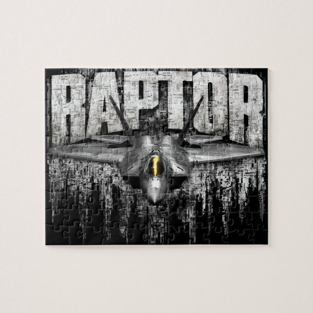F-22 RAPTOR JIGSAW PUZZLE (Horizontal)