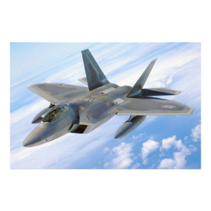 F-22 Raptor Military Jet Photo Print