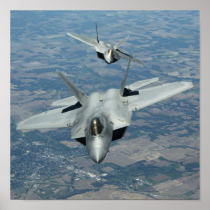 F-22 Raptors Poster
