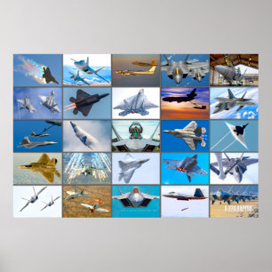F-22A RAPTOR “MONTAGE” POSTER
