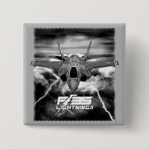 F-35 Lightning II 15 Cm Square Badge