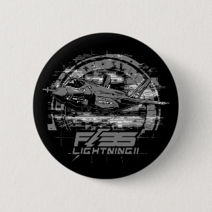 F-35 Lightning II 6 Cm Round Badge