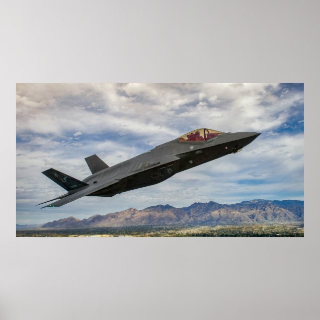 F-35 Lightning II Aircraft Poster (Front)
