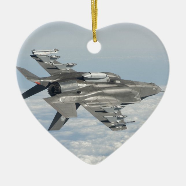F-35 Lightning II Ceramic Ornament (Front)