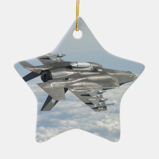 F-35 Lightning II Ceramic Tree Decoration (Front)