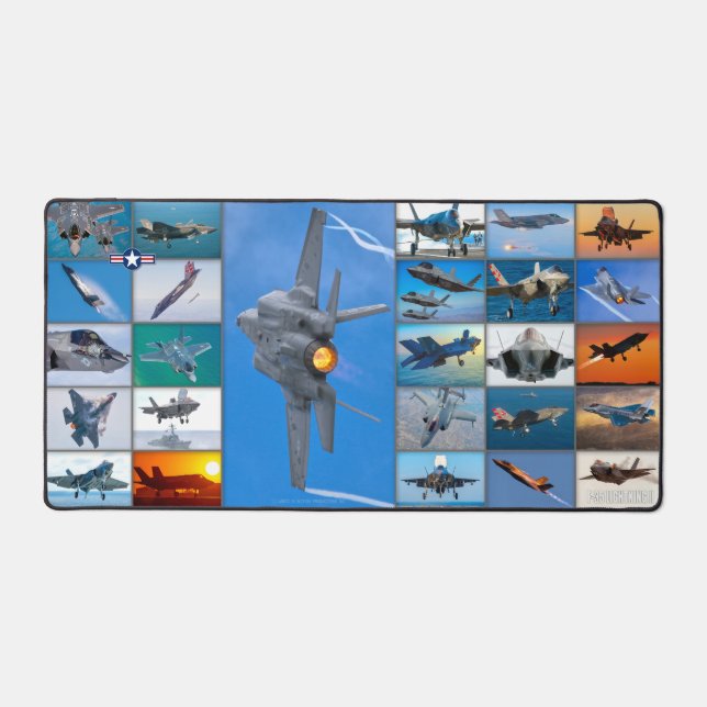 F-35 LIGHTNING II “MONTAGE” DESK MAT (Front)