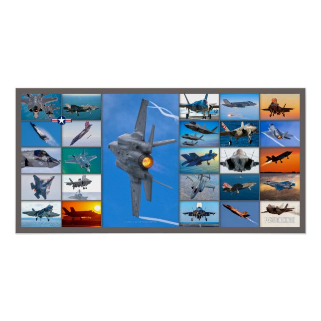F-35 LIGHTNING II “MONTAGE” POSTER (Front)