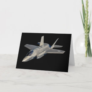 F-35 Lightning II Panther Jet Fighter Card