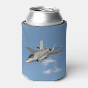 F-35 Lightning II Panther Jet Fighter in Sky Can Cooler