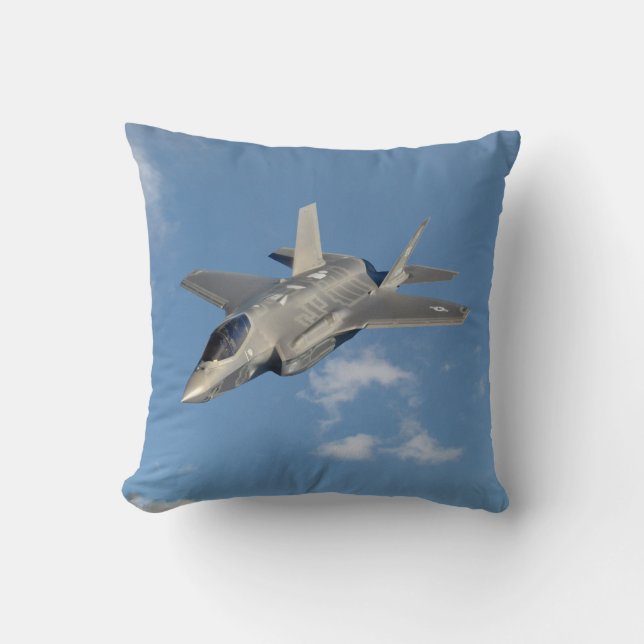 F-35 Lightning II Panther Jet Fighter in Sky Cushion (Front)