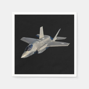 F-35 Lightning II Panther Jet Fighter Napkin
