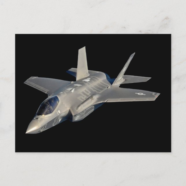 F-35 Lightning II Panther Jet Fighter Postcard (Front)