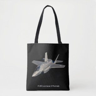 F-35 Lightning II Panther Jet Fighter Tote Bag