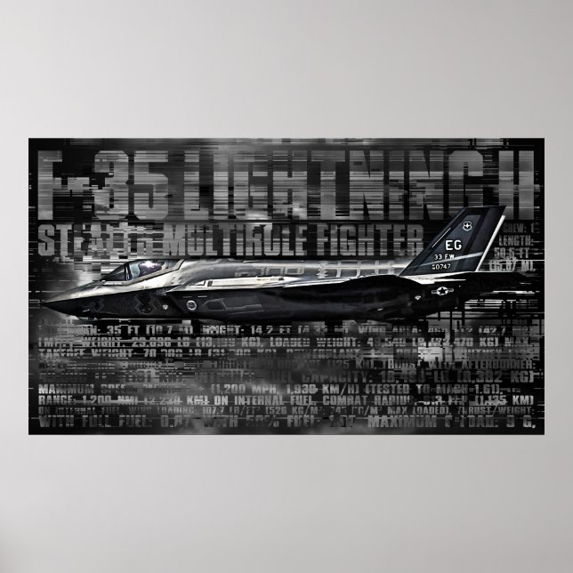 F-35 Lightning II Poster (Front)
