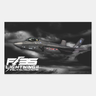 F-35 Lightning II Rectangular Sticker