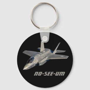F-35 No-See-Um Jet Fighter Key Ring