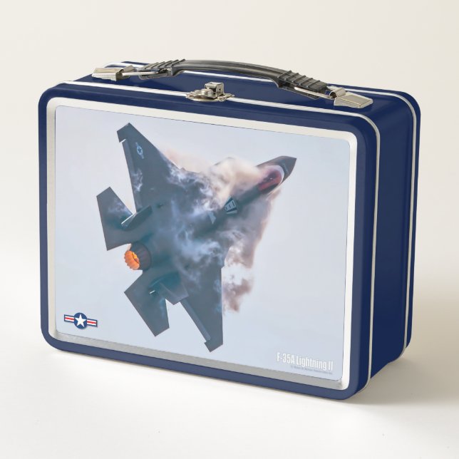 F-35A LIGHTNING II METAL LUNCH BOX (Front)