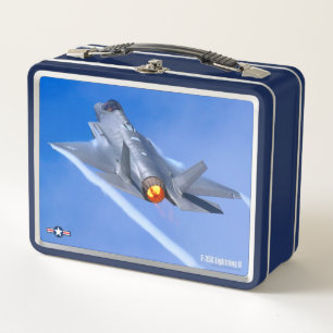 F-35A LIGHTNING II METAL LUNCH BOX