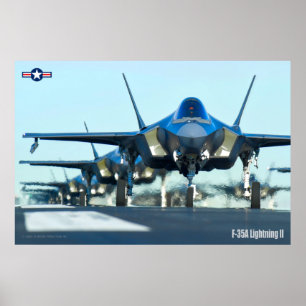 F-35A LIGHTNING II POSTER