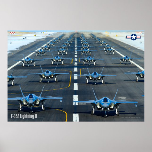F-35A LIGHTNING II POSTER (Front)