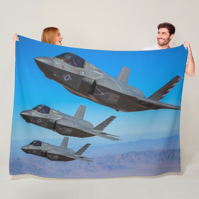 F-35B LIGHTNING II FLEECE BLANKET (In Situ)