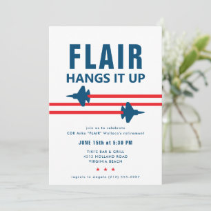 F-35C Growler Fighter Jet Party Invitation